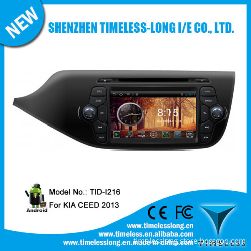 Android System Car DVD for KIA Ceed 2013 with GPS iPod DVR Digital TV Box BT Radio 3G/WiFi (TID-I216)